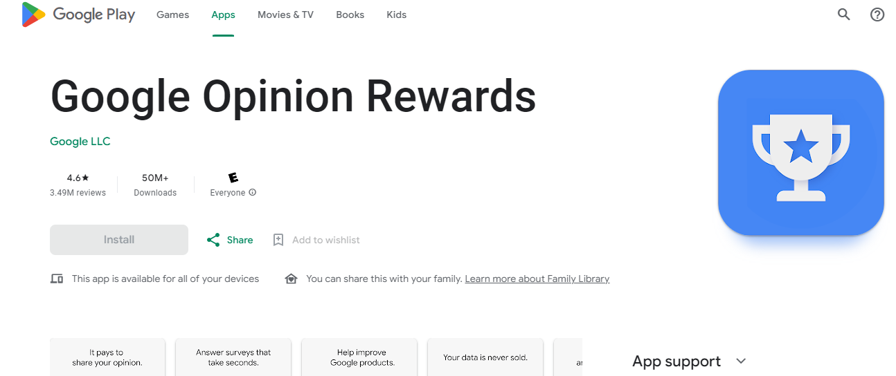Google Opinion Rewards 