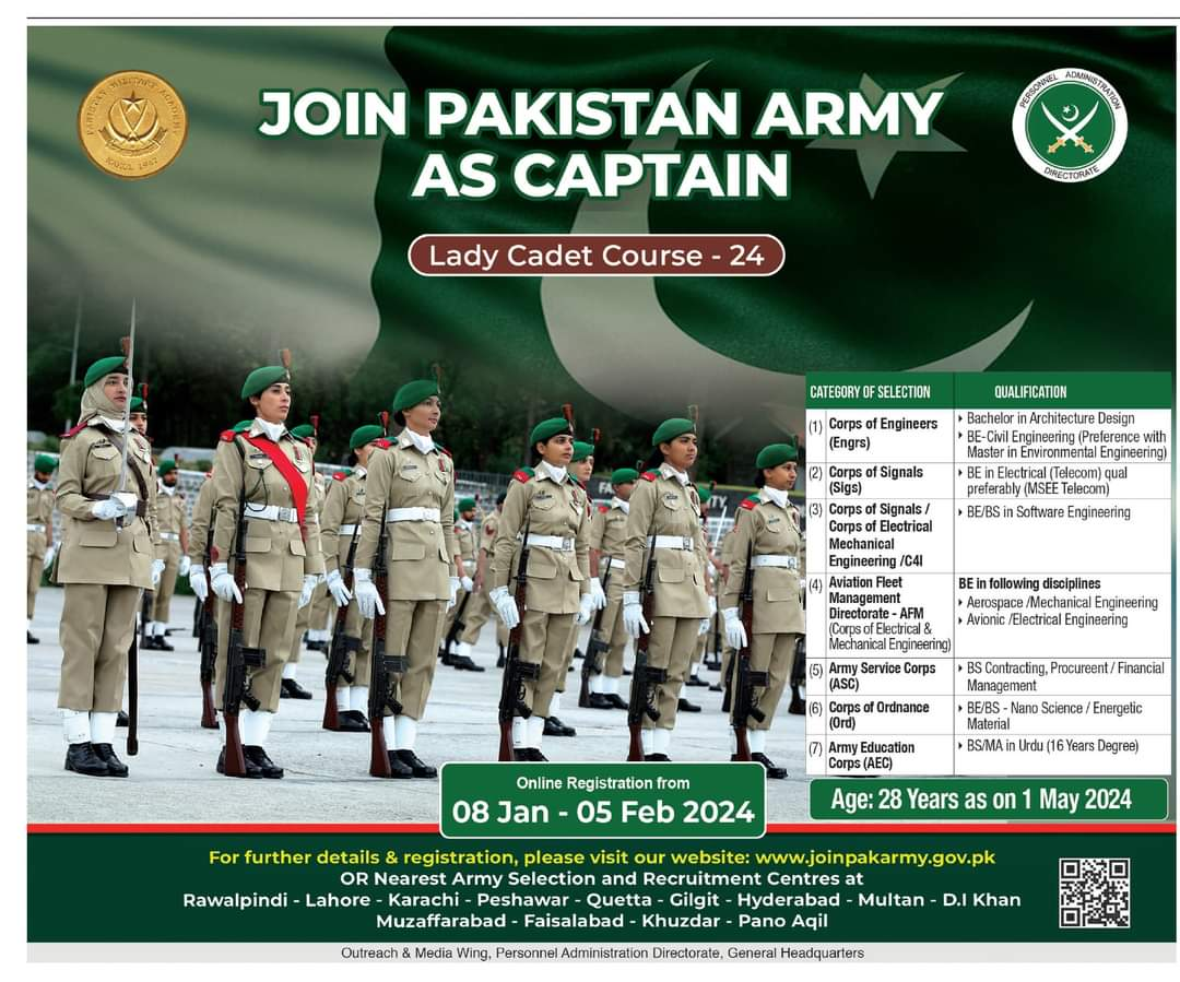 Lady Cadet Course 2024