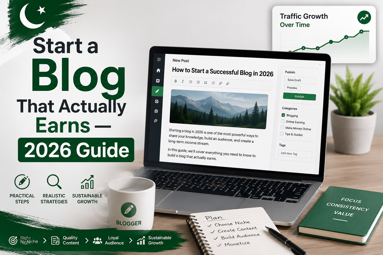 How to Start a Blog and Earn Money in Pakistan (2026 Guide)